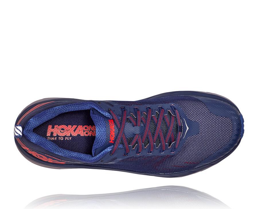 Hoka One One Trailove Tenisky Panske Námornícka Modrá - Challenger ATR 5 - 14385-STKV